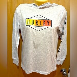 Hurley Hooded Long Sleeve Logo Tee